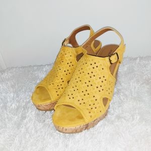 Maurices open toe Wedges . Size 10 M